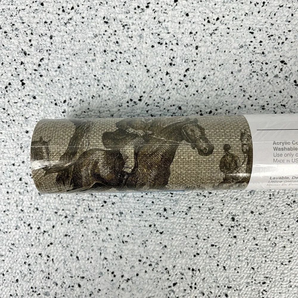 Wallquest Wall Paper Hudson Horse & Hound Toile Pattern CC52006 New 56.4‎ sq ft